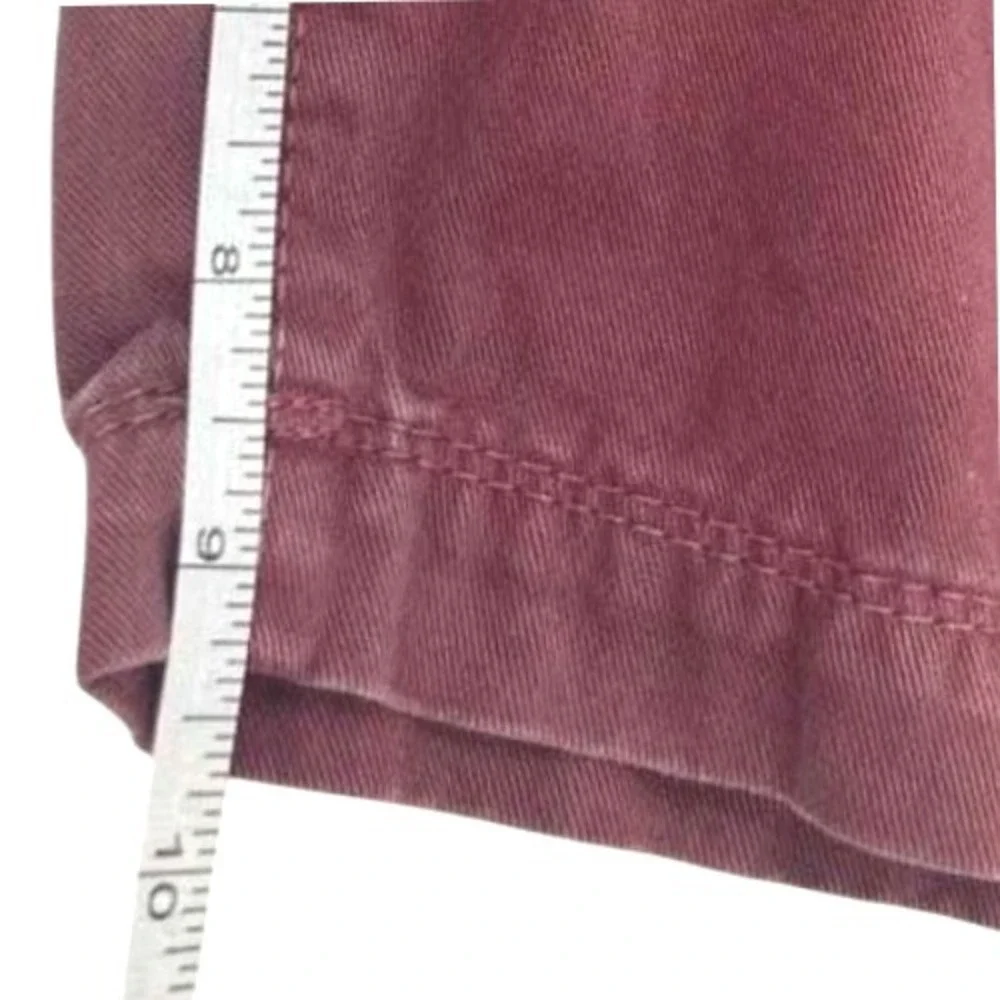 American Eagle Men's Burgundy Chino Shorts 31 Cotton Casual Classic Preppy‎